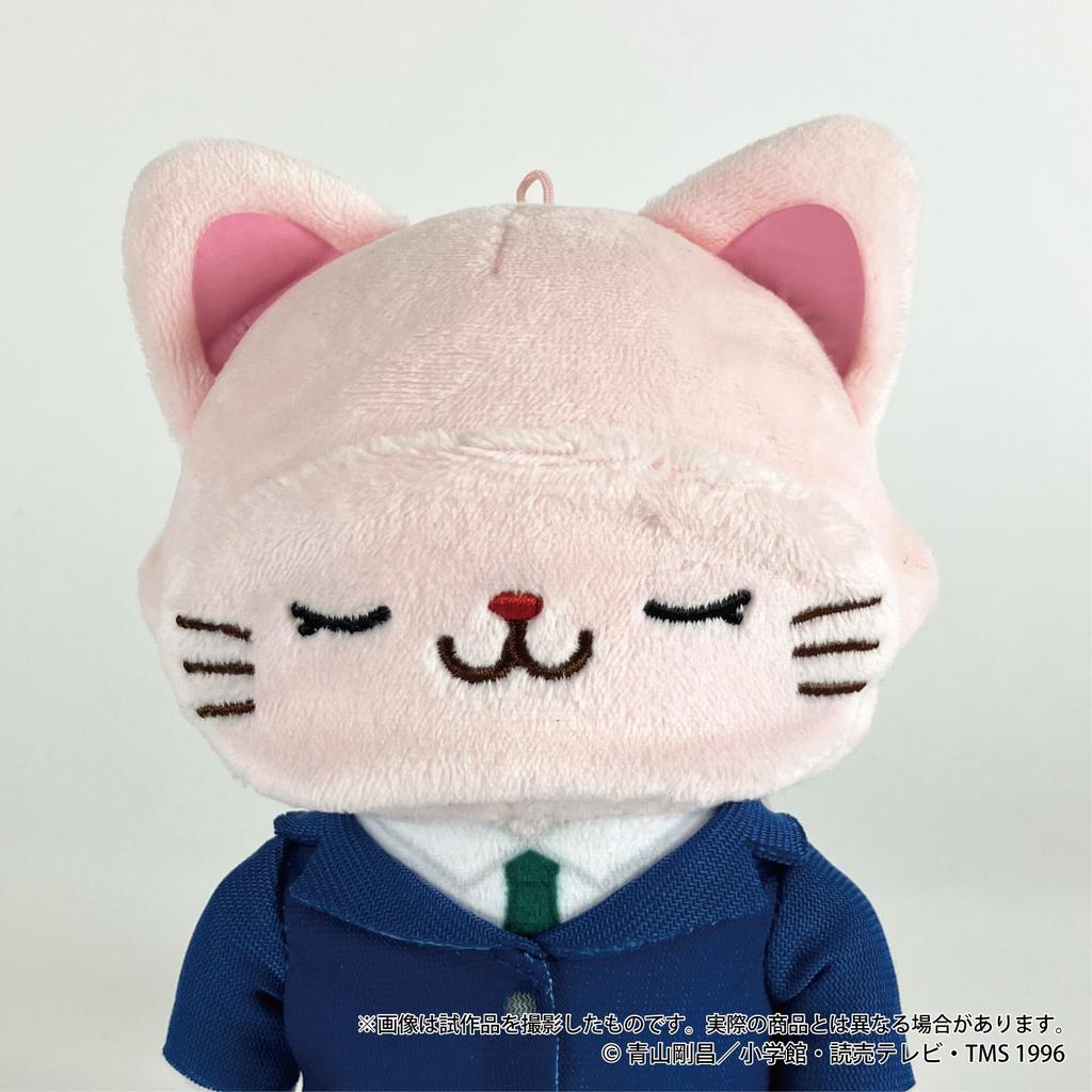 Детектив Конан Мори Ран с Плюшевым брелоком-кошкой с маской для глаз Плюс [Аниме версия]