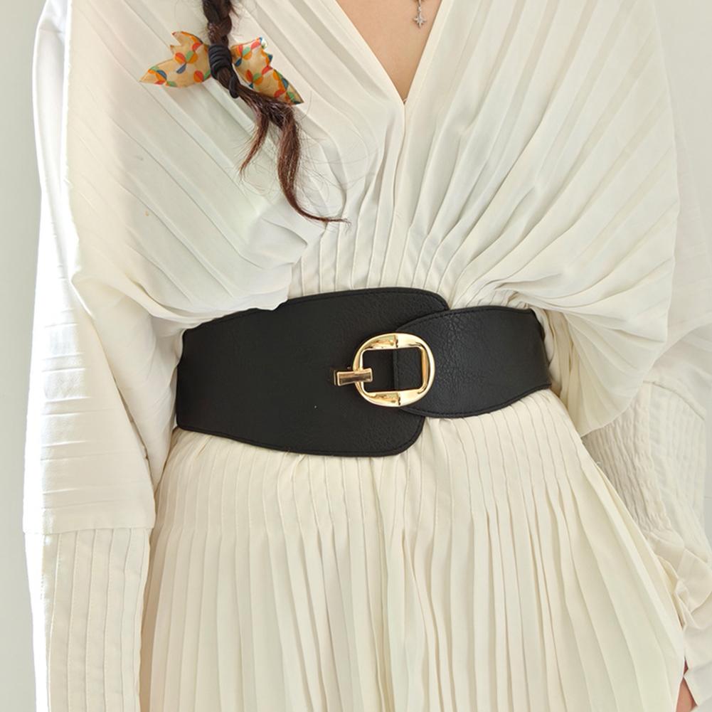 Corset Belts For Women High Quality Plus Size Stretch Cummerbunds Waistband Big Wide Elastic Corset Belt For Coat Dress