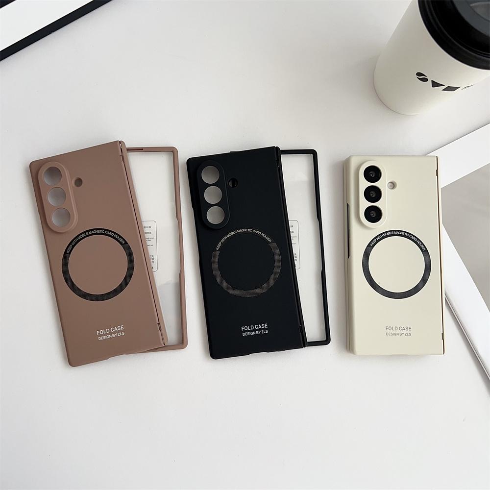 Для Samsung Galaxy Z Fold7 5G Чехол Твердый ПК Чехол для телефона Совместимый с MagSafe