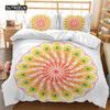 Peacock Duvet Cover Set Bohemian Peacock Abstract Bird Exquisite Tail Bedding Set Double Queen King Size Polyester Qulit Cover