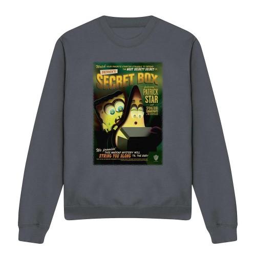 SpongeBob SquarePants Unisex Adult Patrick´s Secret Box Sweatshirt