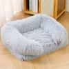 Winter Plush Memory Foam Pet Bed with Removable Cover