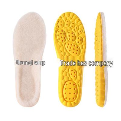 Утолщенные бархатные стельки из шерстяной смеси: Плюшевый комфорт и амортизация для мужчин и женщин