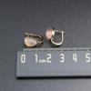 Серьги из натурального розового кварца, твердое серебро 925 пробы, овальные 9*7 мм, розовые драгоценные камни, изысканные украшения для женщин, серьги в подарок