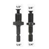 Keyless Drill Chuck Adapters Drilling Bit Collets Quick Change Converters Hex Shank To 1/2 3/8Inch Male Thread