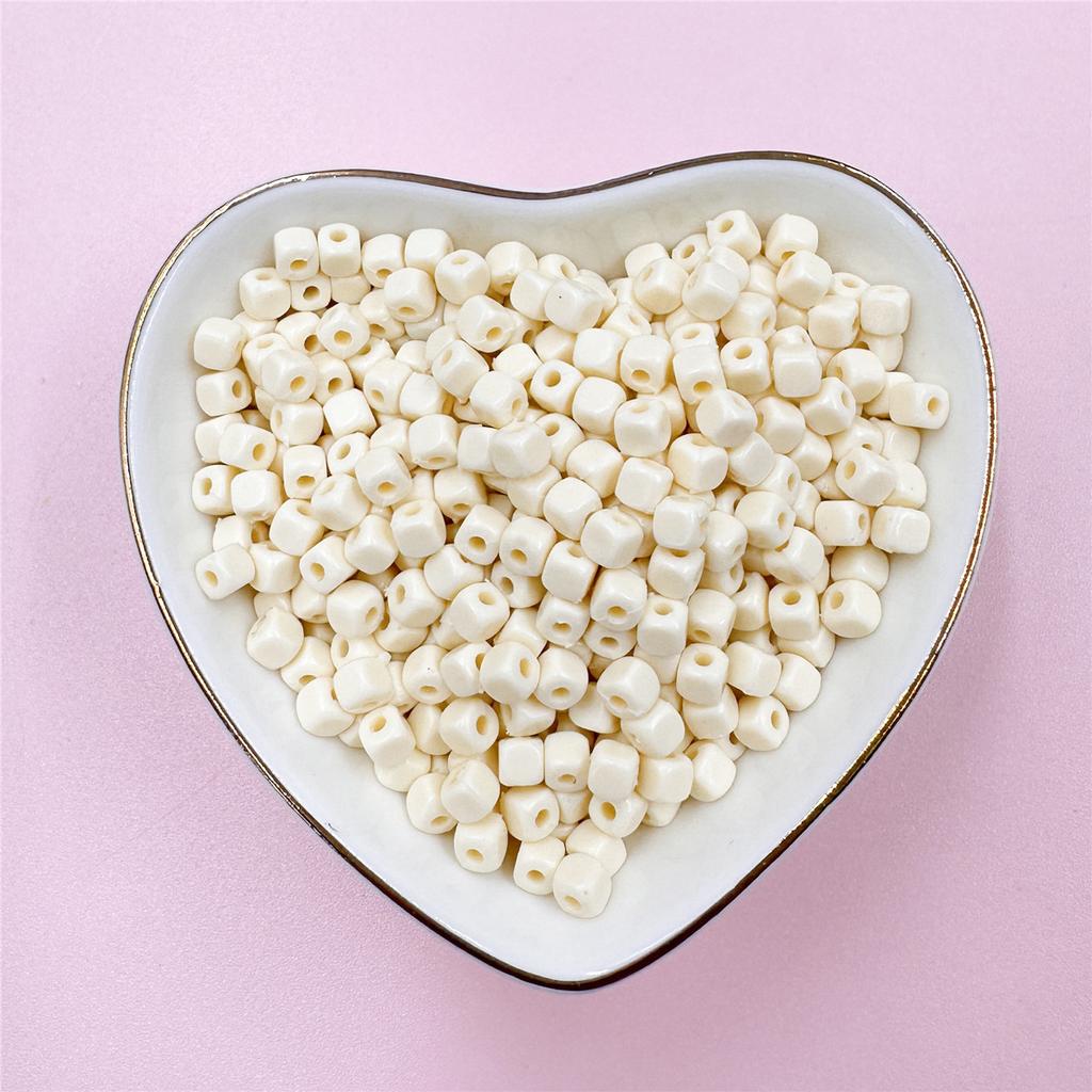 Модные ювелирные изделия аксессуары ручной работы бисерные аксессуары 200 шт 4 мм свободные бусины акриловые квадратные для браслета ожерелья своими руками