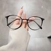 Литературная Классика Мода Женские Однотонные Декоративные Очки Классический Дизайн Удобное Ношение для Профессионалов на Рабочем Месте