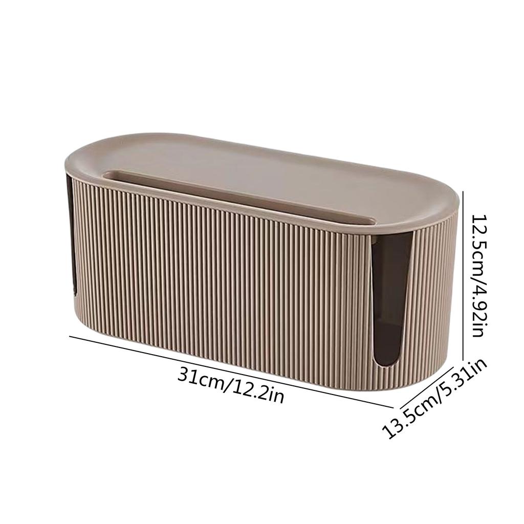Cable Storage Box  Power Line Storage Case Dustproof Charger Socket Organizer Wire Case Home Cable Winder Organizer Case