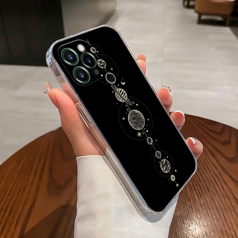 Чехол-футляр с картой Таро Солнце и Луна, Астрология, Магия для Apple iPhone 17 16 15 14 13 12 11 Pro Max 16 Plus 16E 17Air 17Pro Чехол для телефона Funda
