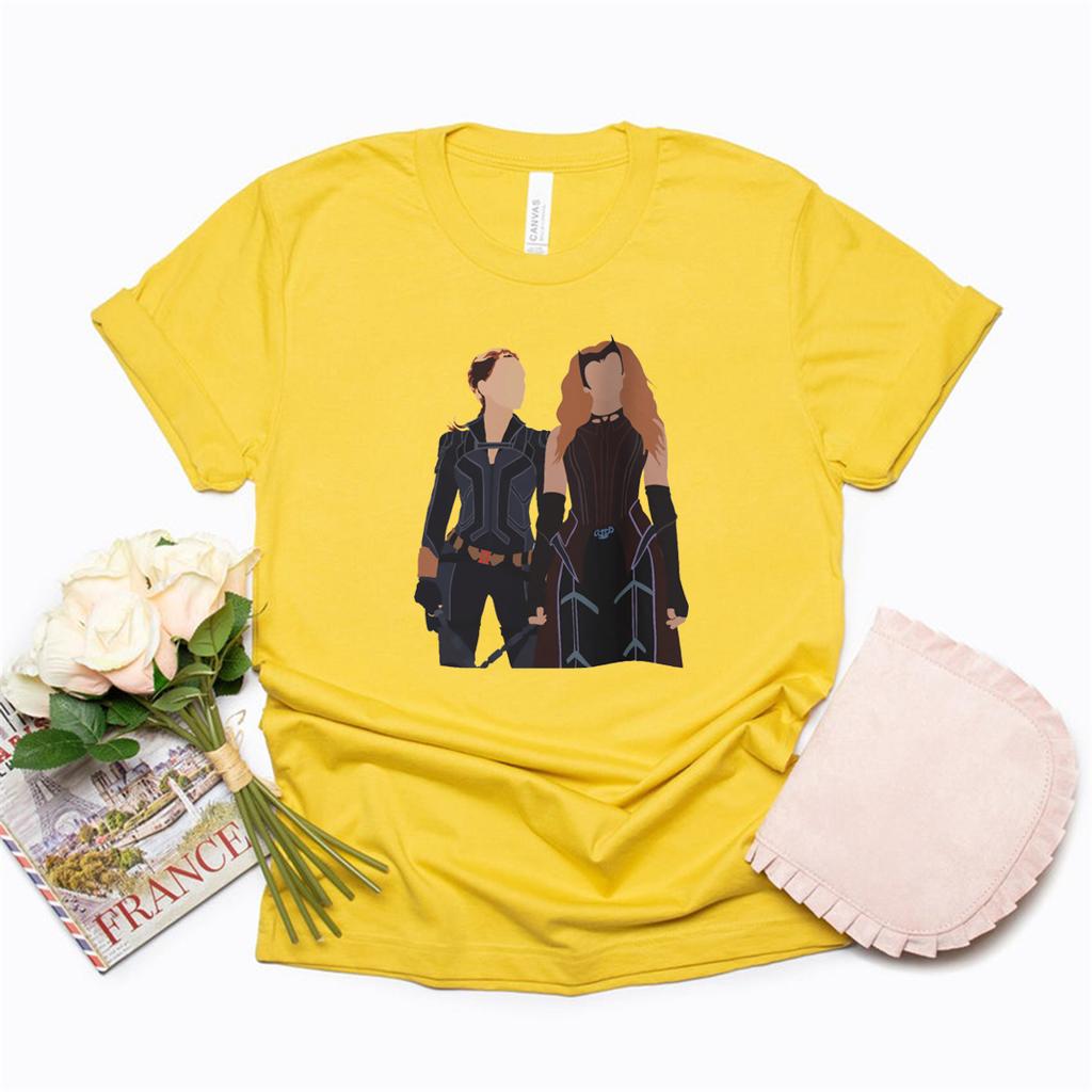 Wanda Maximoff 1989 T Shirt Natasha RoUnisexoff TShirt Women Graphic T Shirts Short Sleeve Vintage Tshirt Superhero Tees Shirt