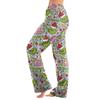 Women  Winter Print Pants Full Length Long Trousers Sports Pants