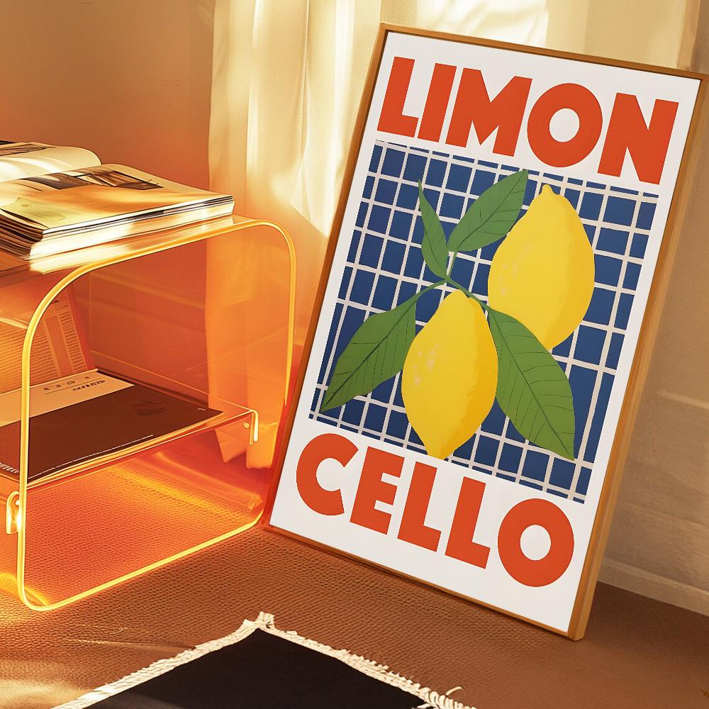 La Dolce Vita Lemon Классические винтажные постеры HD качества настенное искусство ретро постеры для домашнего декора комнаты