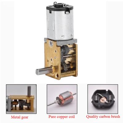 Мини-редукторный двигатель 3В 6В 12В Микро червячный редуктор Щеточный 1218GE-N20 Высокомоментный двигатель Постоянного тока Электродвигатель