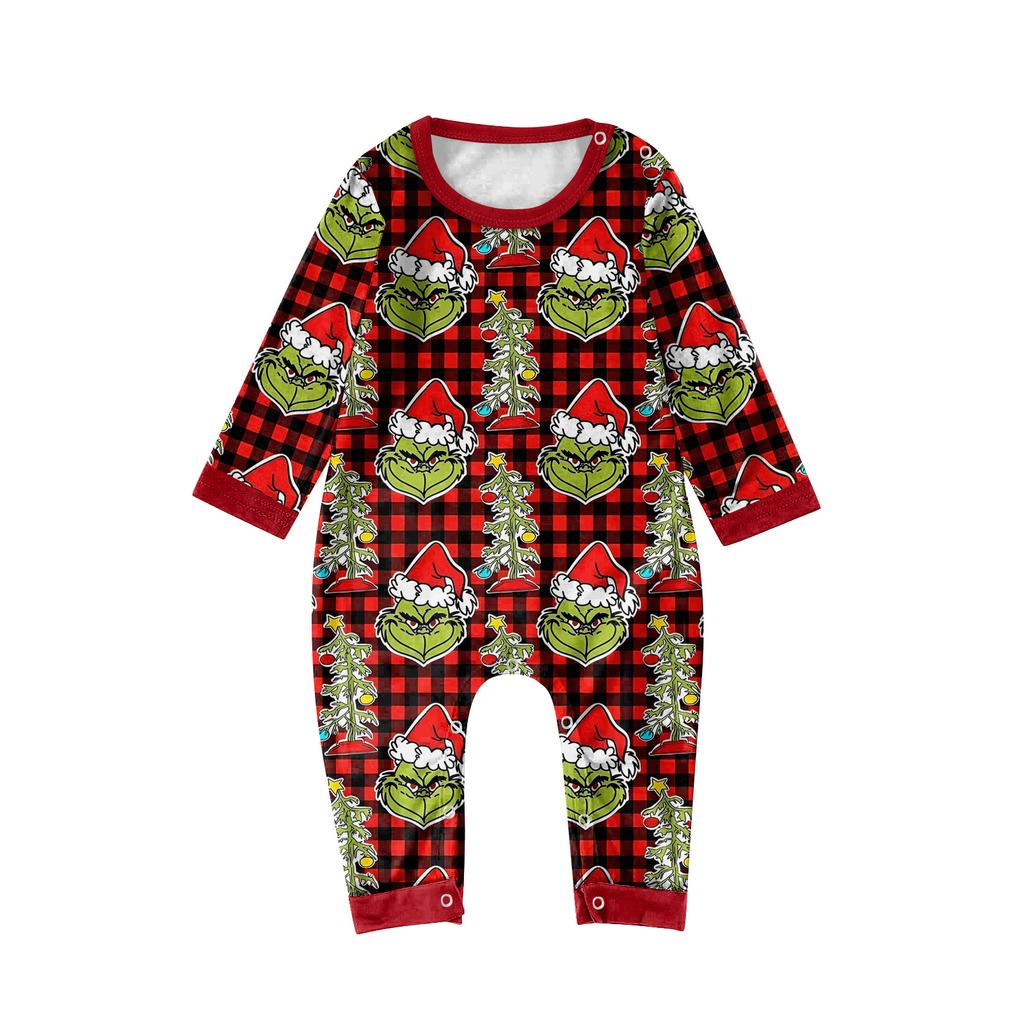 Christmas Day  Prints Family Matching Long Sleeve Tops+Pants Set Family Matching Sets