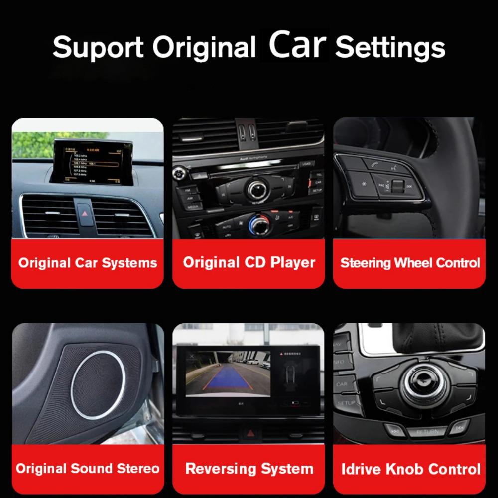 10,25'' Android 13.0 автомобильное радио для Q3 2013-2018 мультимедийный плеер навигация стерео CarPlay экран головное устройство GPS