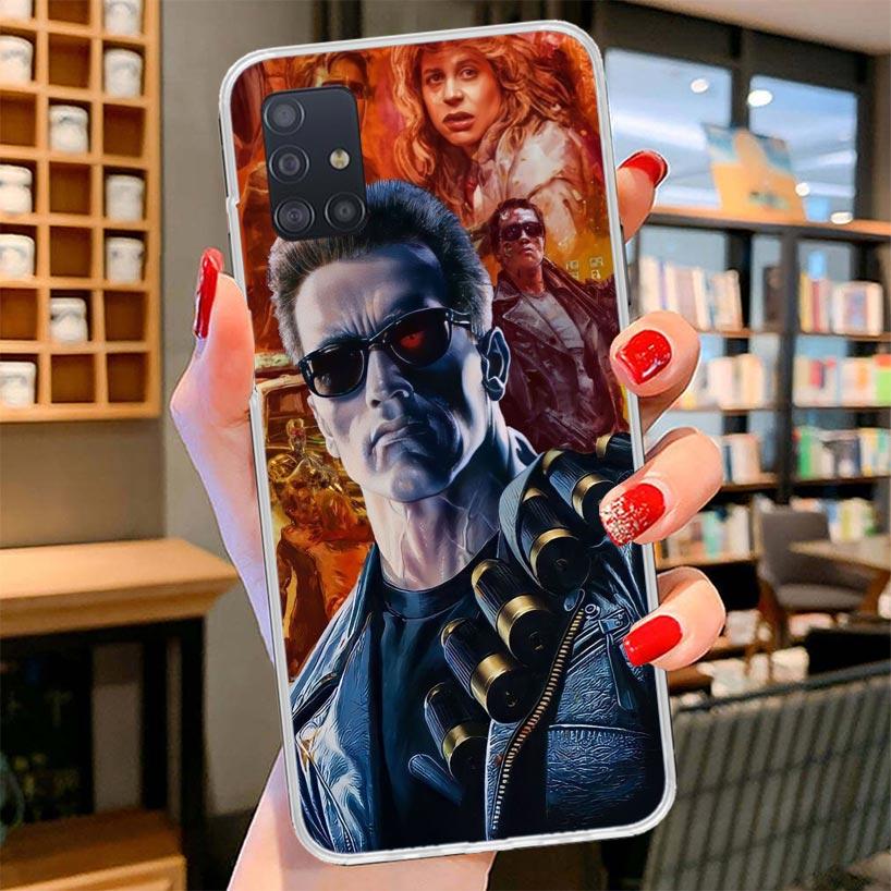 Arnold Schwarzenegger Terminator Cover Phone Case For Samsung Galaxy A12 A22 A32 A52 A72 A02S Phone Case Note 20 Ultra 10 S10 Pl