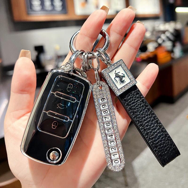 Чехол для ключа Volkswagen для Sagitar, Bora, Polo, Tiguan L, Magotan, Passat, Golf 7, Tayron, Lavida