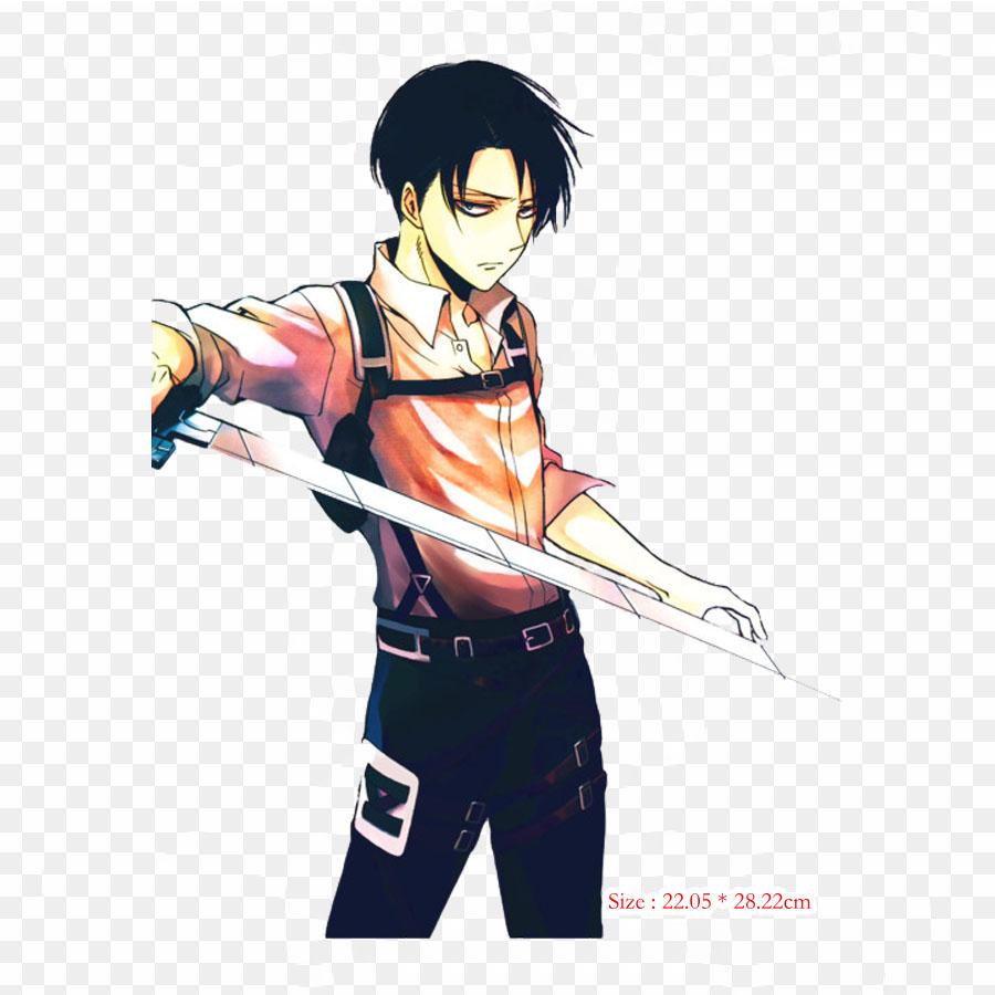 Levi Ackerman Full Body Ackerman Clipart Patches For Clothes Large Anime Patches Heat Transfer Vinyl Sticker Iron On Transfers For Clothes