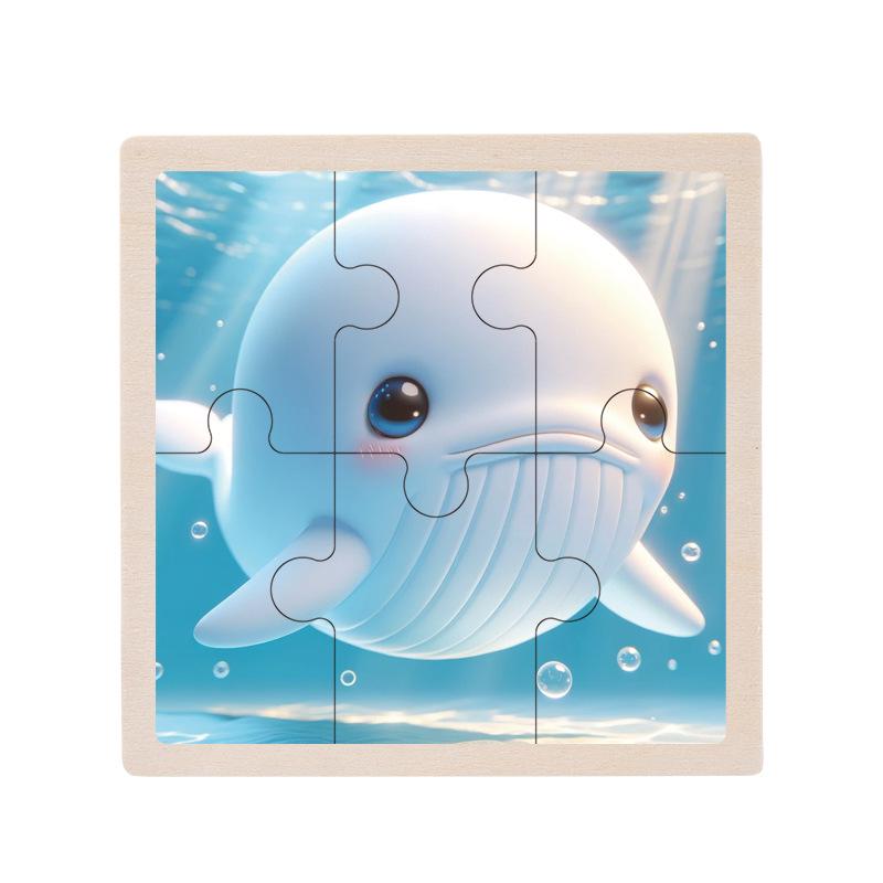 Деревянный развивающий пазл для малышей, 1-5 лет