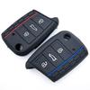 Силиконовый чехол для автомобильного ключа для Vw Golf 7 Gti Polo T-Cross T-Roc Touran Tiguan Skoda Octavia Rapid Kodiaq Fabia Seat Ibiza Leon