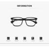 Neutral Classic Square Myopia Glasses High-Definition Blue Light Blocking Glasses Fashionable And Trendy Myopia Glasses To-4.0