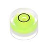 Round Bubble Level, 12x7.5mm, Mini Circular Bullseye Level for Camera Tripods, Telescopes, Workshops, Turntables, and Picture Frames, Green