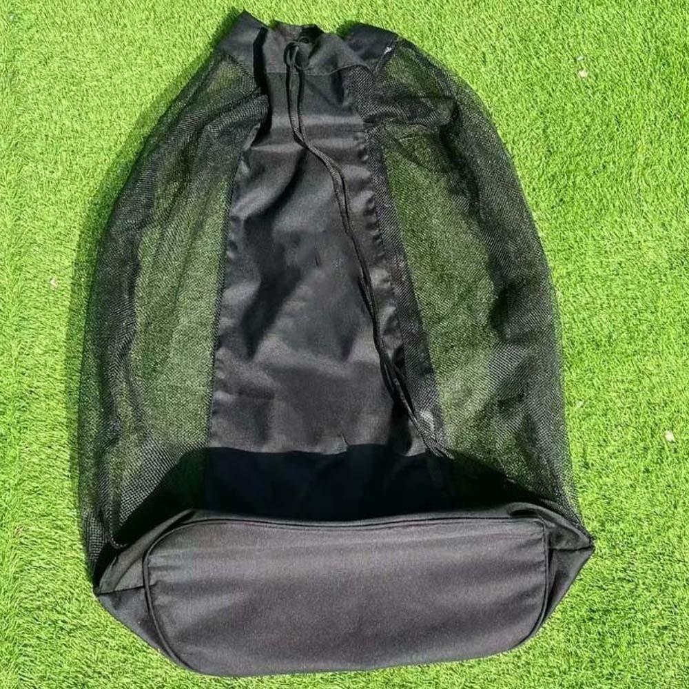 Large Capacity Balls Carry Shoulder Pouch Durable Basketballs Mesh Bag Camping