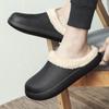 Winter Warm Furry Men Slippers Casual Plush Winter House Slippers Waterproof Indoor Home Cotton Shoes Male Fur Slides Footwear