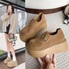 Loafers Female Senior Sense of Temperament Full Package Thick Bottom Single Shoes Female Tide with Lazy Women Fashion Women Summer Breathable Shoes