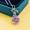 Kuaishou Jewelry Super Flash Zircon Lucky Bag Pendant Necklace Female Versatile Pendant Light Luxury Collarbone Chain