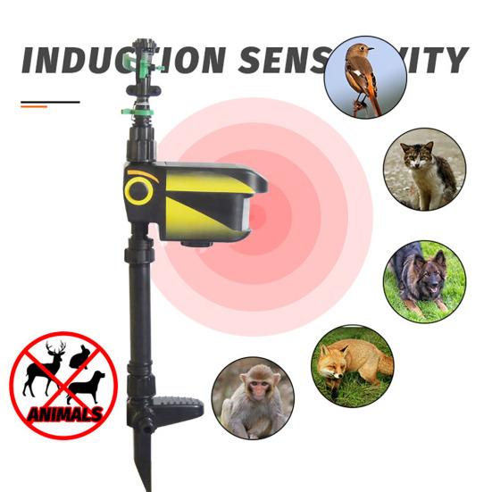 Солнечный поливочный спринклер, отпугивающий животных, регулируемый полив с помощью движения, поливочный автомат для сада, распыление воды