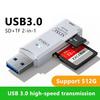 USB3.0 High Speed 2 In 1 Card Reader for Micro SD TF Card Memory Flash Drive Multifunctional Adapter