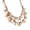 [C9006] - Ivory Brown 'Mineralia' Necklace
