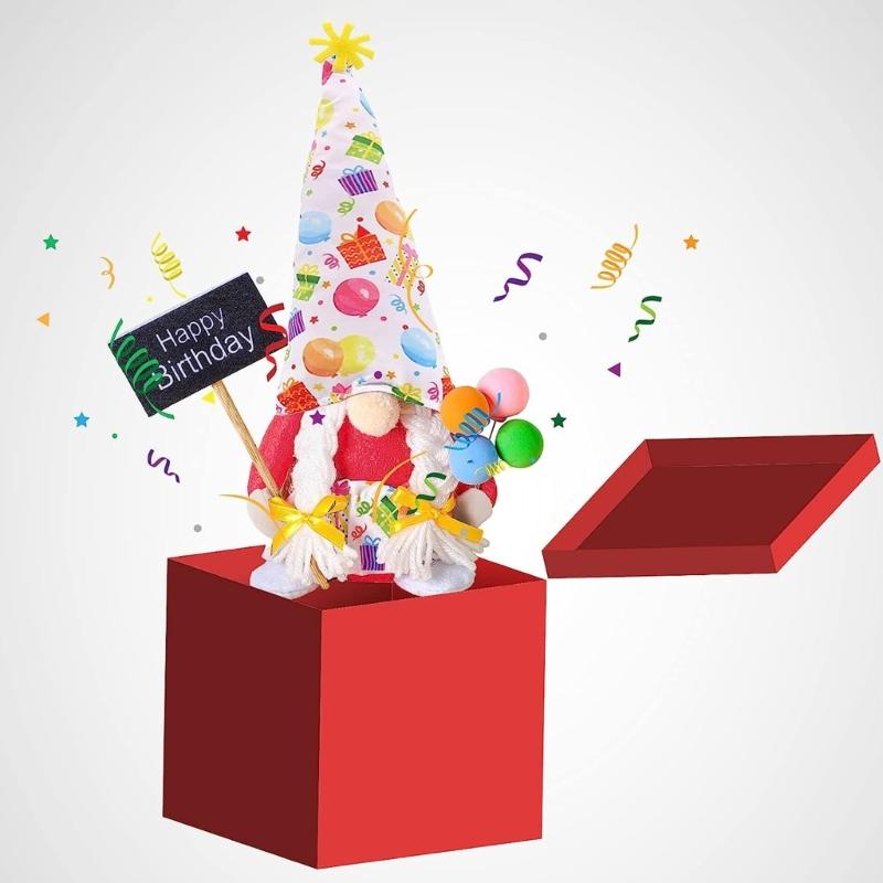 Гномы на День Рождения Плюшевая Безликая Кукла Подарок на День Рождения Скандинавская Вечеринка Домашние Украшения Томте Гномы Кухонное Украшение