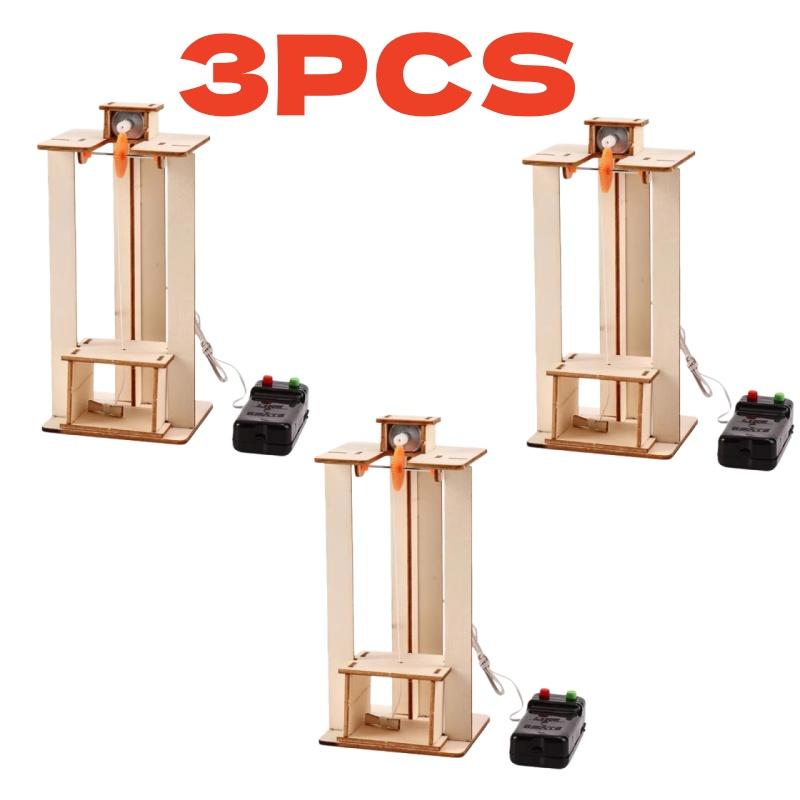 Набор для научного проекта «Сделай сам», головоломки, креативное образование, подробное руководство «Сделай сам», модель электрического лифта, подарки для детей и взрослых