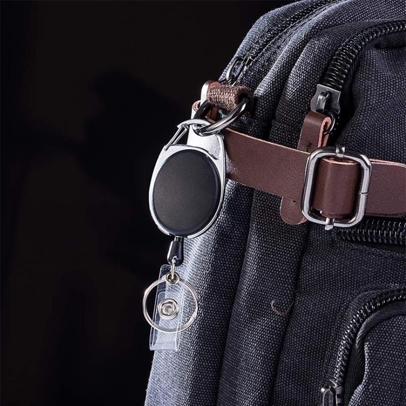 1/2/4 шт., выдвижной катушкодержатель, держатель для бейджа, ID-карта, брелок для ключей, карабин, защита от потери, защита от кражи