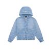 MLB MONOGRAM Джинсовая куртка New York Yankees Унисекс Светло-голубая 3ADKM0251-50BLL