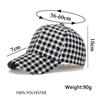 Осень-зима, мужская маленькая клетчатая кепка, бейсболка, женская шляпа от солнца, панама с хвостиком, кепка с козырьком, шляпа Snapback