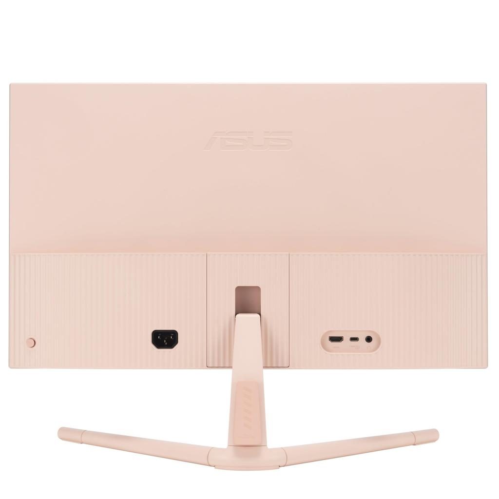 Asus Monitor Eye Care Rose Clay Pink 27 Inches Full HD X IPS 100Hz USB Charging Blue Light Reduction Height Adjustment VESA Compatible VU279CFE-P / /