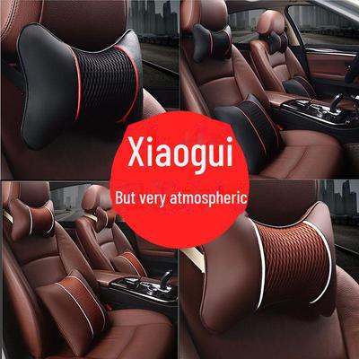 Комплект подушек для шеи из сетчатого шелка для автомобиля - пара подголовников для использования в салоне