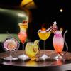 Creative Glass Cocktail Cup Bar Mixing Cup Set Martini Champagne Wine Cup Bird Body Bear Globe Drink Cup Party