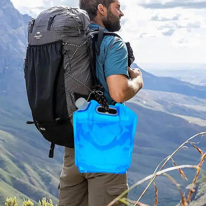 5 л/10 л Многоразовые пакеты со льдом Сухие пакеты для заморозки со штуцером Большой вместимости Пакет для заморозки для ледяной ванны для кемпинга, пеших прогулок, пакеты для напитков/воды