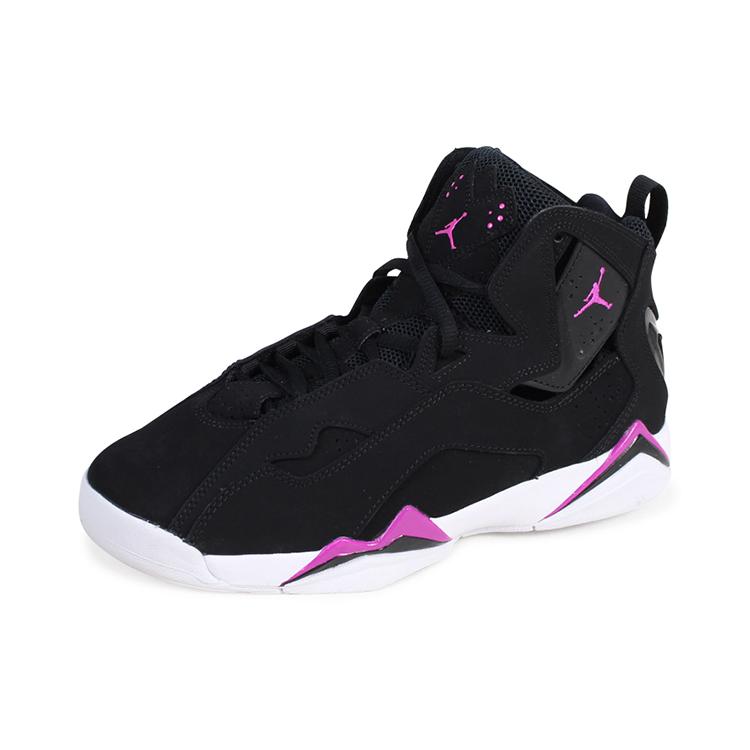 Jordan True Flight Black Fuchsia Blast White GS 342774-001