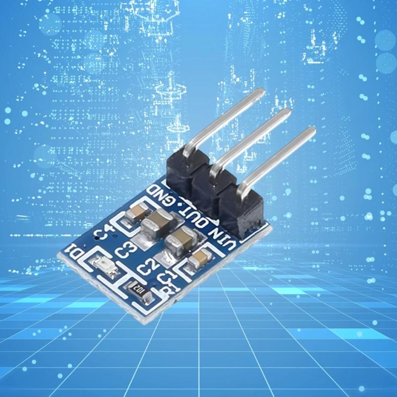 AMS1117 3.3V/5V Понижающий модуль питания Малый размер DC4.5-7V Понижающий источник питания 800 мА
