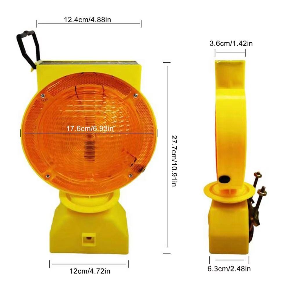 Energy Saving Solar Industrial Warning Lights Safety Sign for Construction Factory