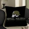 MMetal MMulisha Decorative Room Aesthetics Pillow Case Home Decor Bedroom Sofa Bed Couch Pillow Cover x