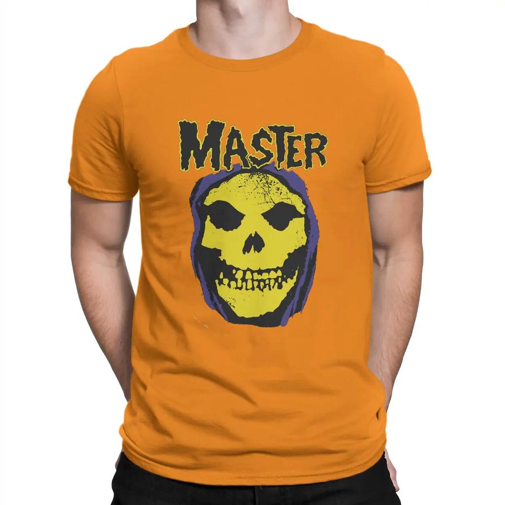 Casual Master T-Shirts for Men O Neck Pure Cotton T Shirt Masters Of The Universe Short Sleeve Tee Shirt Summer Tops