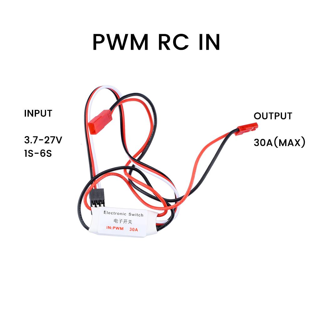 Электронный переключатель 2А 20А 30А PWM 3,7-27В 3-5В 3-30В Вход для RC FPV Моделей Самолета Контроллер Светодиодной Подсветки Переключатель Двигателя