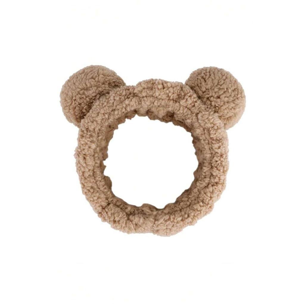 Набор плюшевых плюшевых мишек для макияжа и банных лент