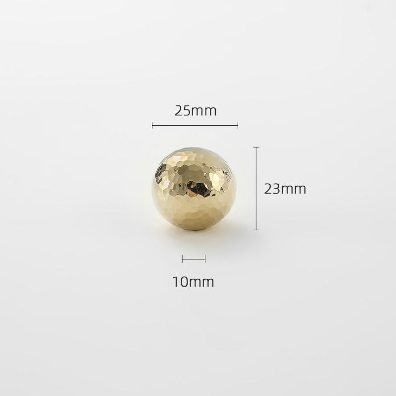 Brass Ball Furniture Pull Handles Hand-Forged Hammer Cabinet Handles Door Drawer Knob Kitchen Wardrobe Cupboard Pulls